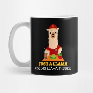 Just A Llama Doing Llama Things Mug